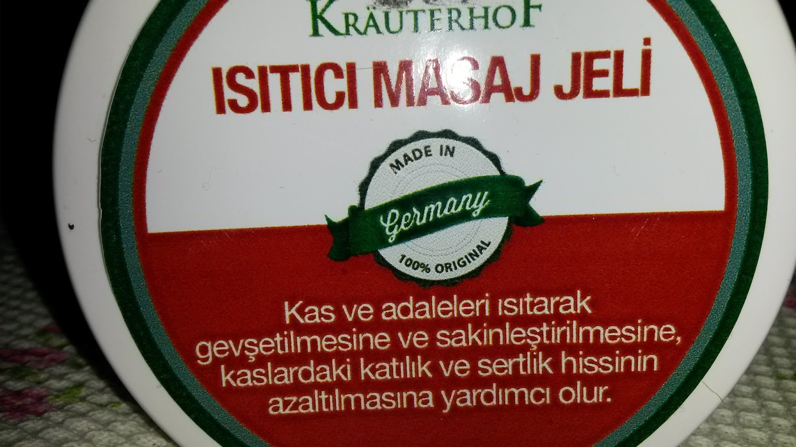krauterhof ısıtıcı etkili masaj jeli krauterhof ısıtıcı etkili masaj jeli